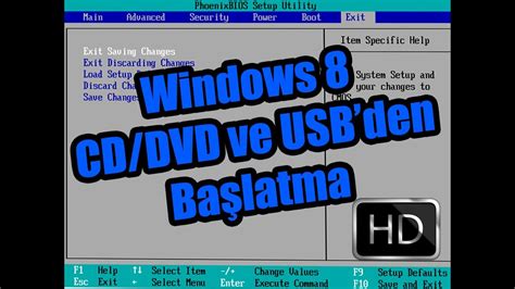 hometech usb den başlatma